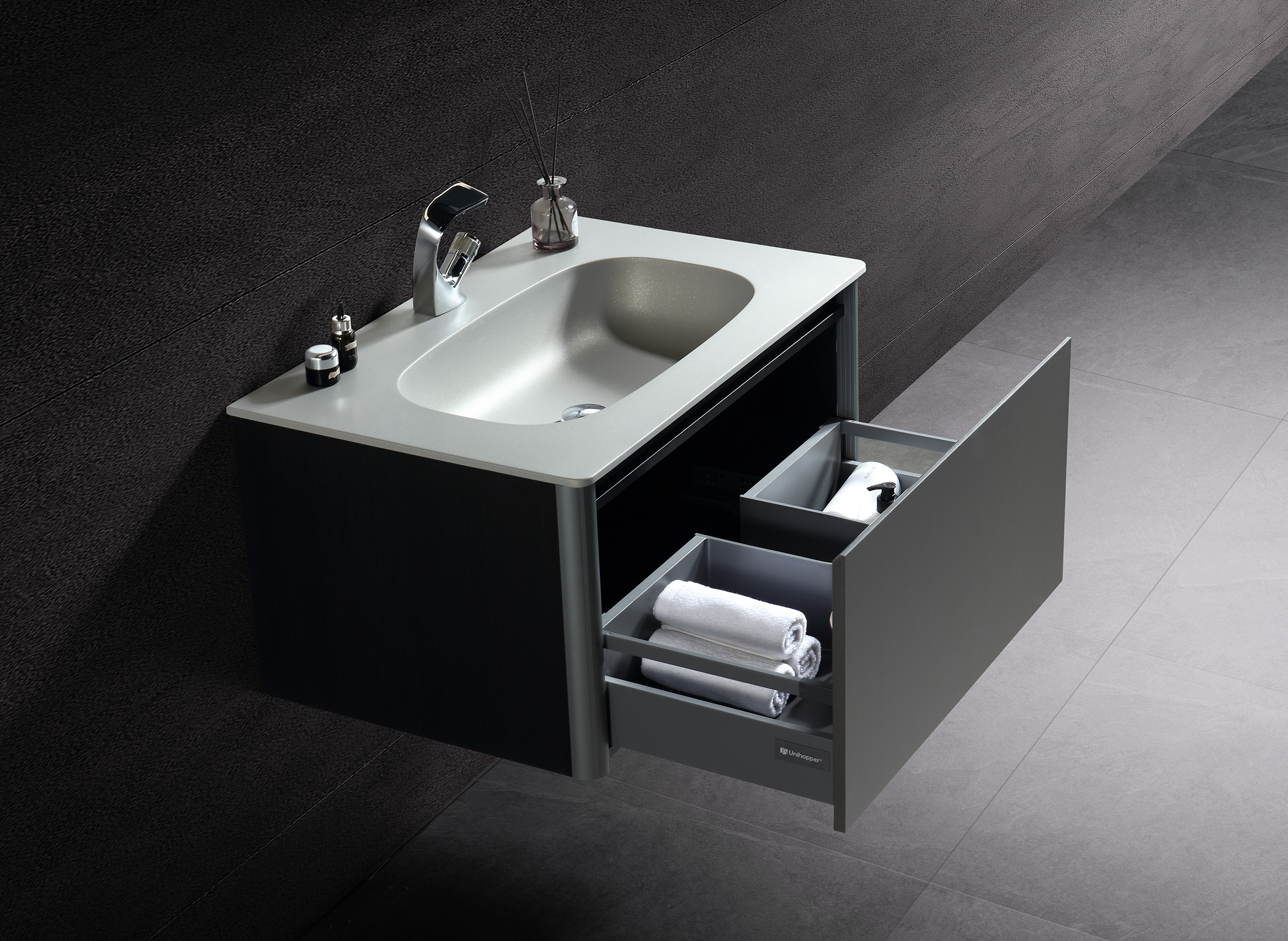 High Quality Bathroom Cabinet with Drawers 8