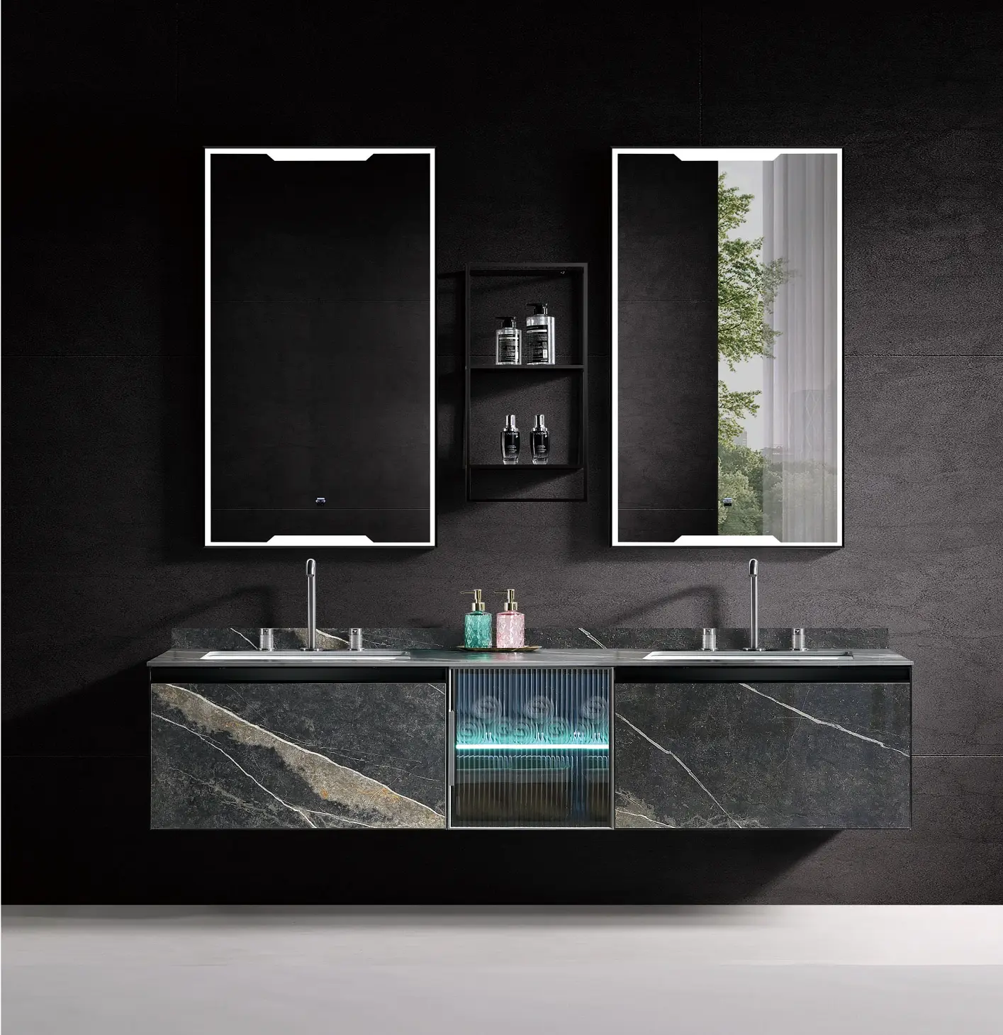 Space-Saving Solutions: Designing Hotel-Grade PVC Vanity For Compact Bathrooms 1